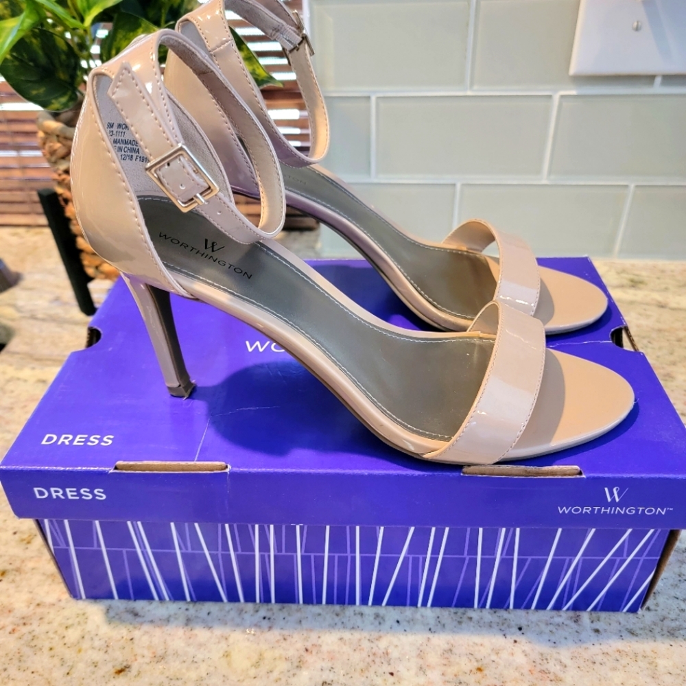Women's Nude Strappy Heels